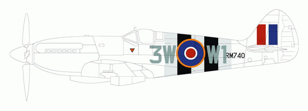 Flevo Aviation Hobby FD48-006 No.322 (DUTCH)SQ  RAF