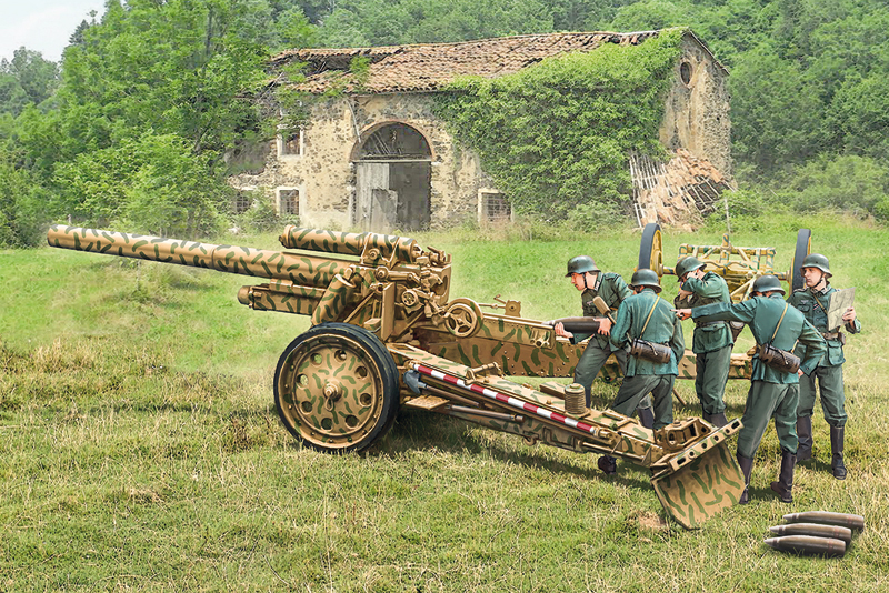 Italeri 7082 15 cm Field Howitzer / 10.5 cm Field Gun