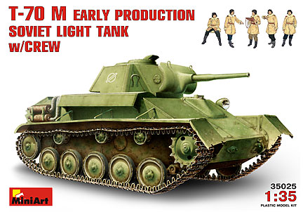 MA35025 T-70M Early Production w/Crew