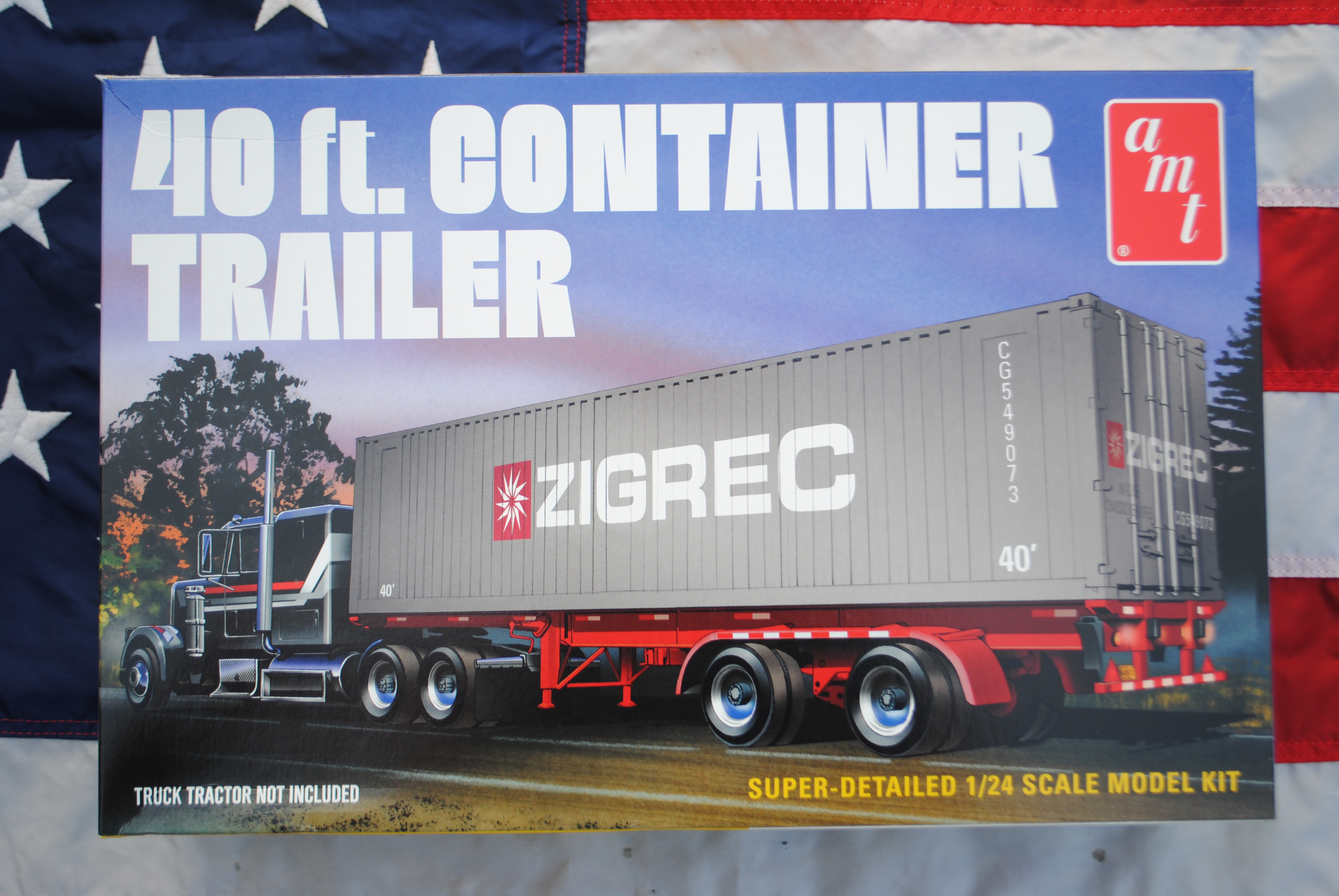 AMT 1196 40 ft. Container Trailer