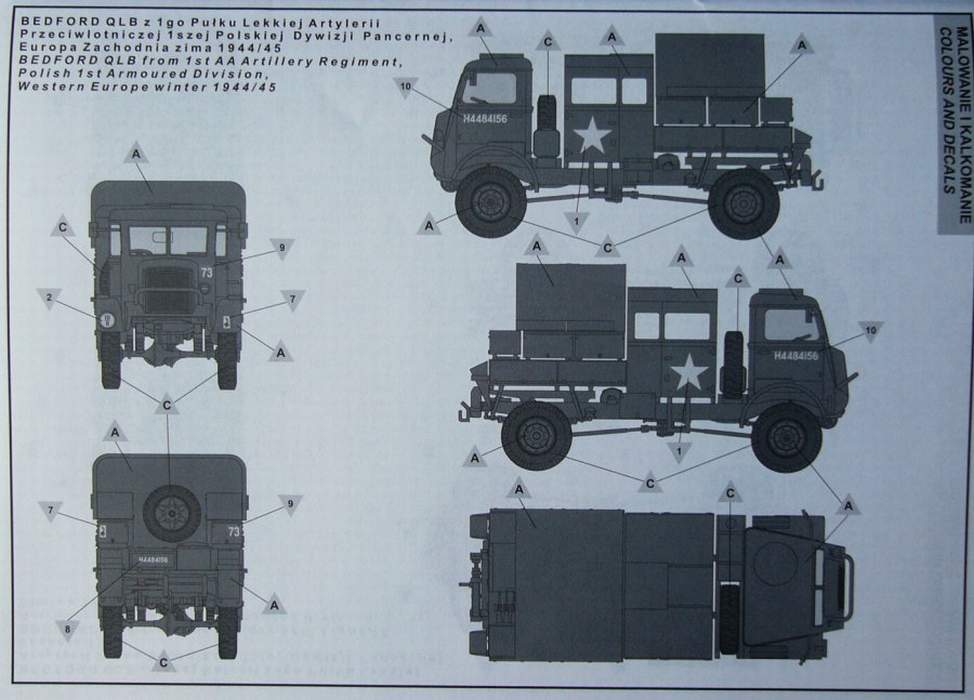 IBG 72004  BEDFORD QLB 4x4 Bofors Gun Tractor