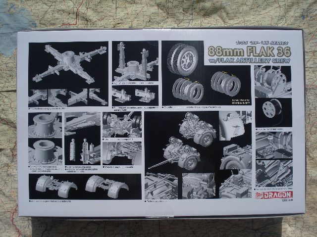 Dragon 1:35 88mm FLAK 36 w/Flak Artillery Crew #6260 - De Heilige Koe Dragon 1:35 88mm FLAK 36 w/Flak Artillery Crew #6260 - De Heilige Koe