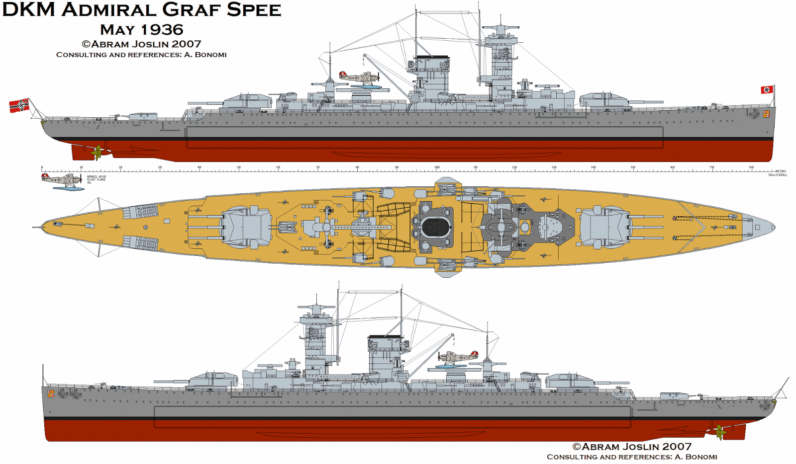 Academy 14103  Admiral Graf Spee 