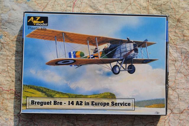 AZ model Breguet Bre-14 A2 in Europe Service Model airplane