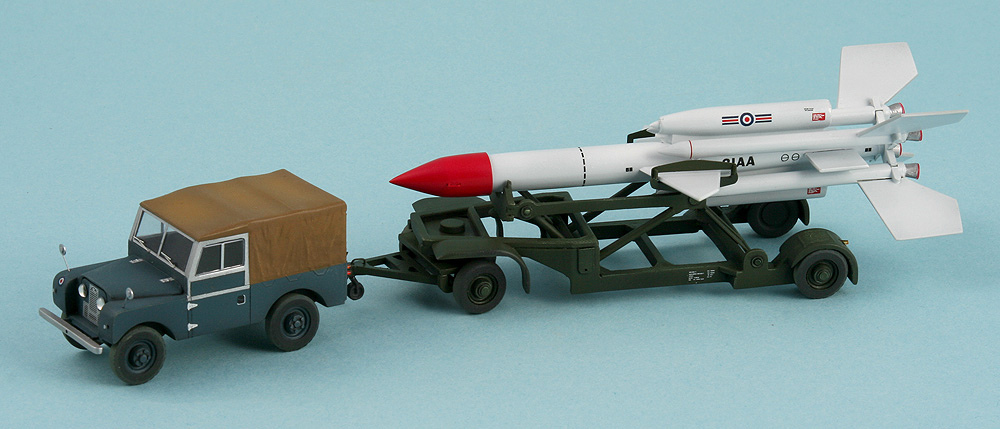 Airfix 02309-0 BRISTOL BLOODHOUND Missile with Land Rover Jeep