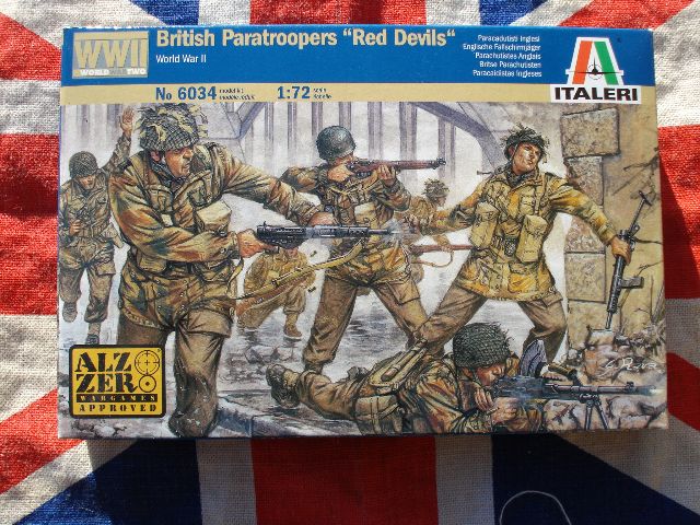 British Wo2 Pete B Italeri IT6034 British Paratroopers WO2 Scale Soldiers
