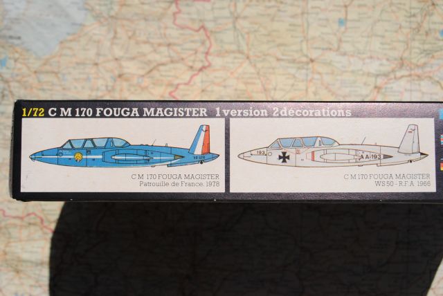 Maquette FOUGA MAGISTER CM 170 - Heller - La Boutique Du Pilote - LA BOUTIQUE DU PILOTE
