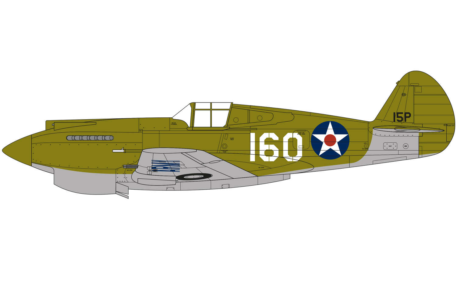 Airfix A05130 CURTISS P-40B WARHAWK