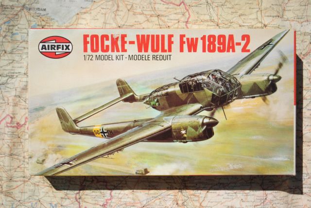 Maquette Airfix 1/72 Focke-Wulf FW189A-2 – Complète, Occasion, échelle 1/72, Royaume-Uni