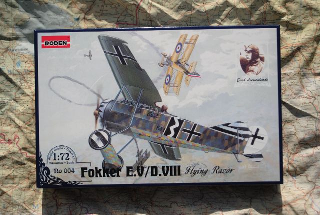 Roden Fokker E.V//D VIII Flying Razor German Fighter Airplane Model Kit