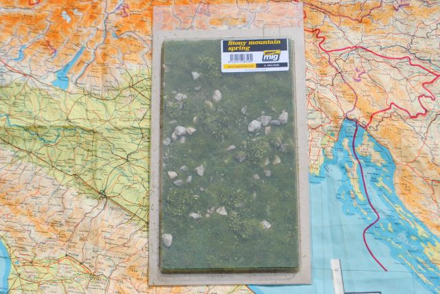 AMMO A.MIG-8358 Stony Mountain-Frühlingsgrasmatten – Für Modellbau & Dioramen, Mehrfarbig, Aus Spanien