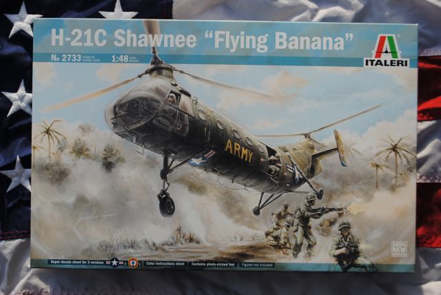 H-21C Shawnee Flying Banana Kit Italeri 1:48 IT2733 Model 