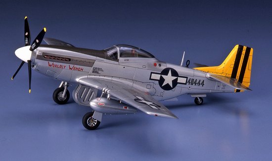 Premium Hobbies P-51D Blue Nose 1:72 Plastic Model Airplane Kit 126V