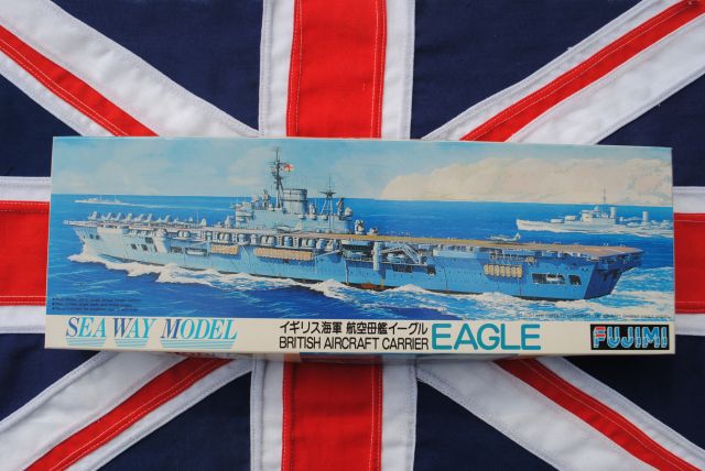 Fujimi 44124 HMS EAGLE British Navy Aircraft Carrier