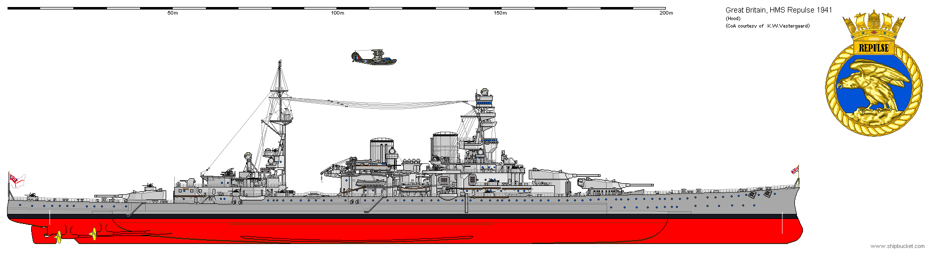 Airfix A06206  HMS REPULSE