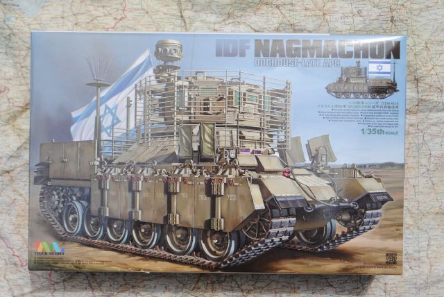 Maquette de Char en plastique IDF APC Nagmachon 1/35