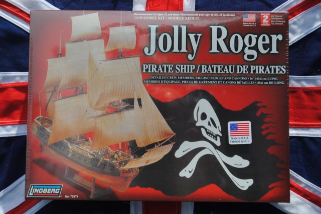 Lindberg 70874 JOLLY ROGER pirate Ship scale 1:130