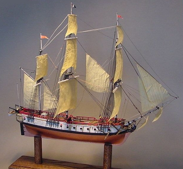 Lindberg 70874 JOLLY ROGER pirate Ship schaal 1:130