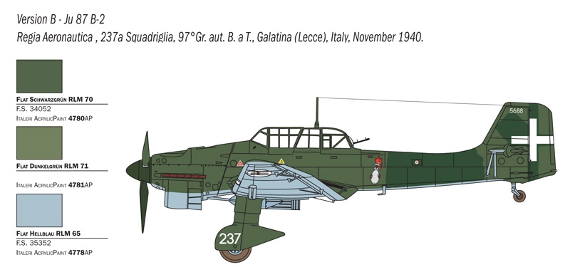 Italeri 2769 Junkers Ju 87 B-2 / R-2 