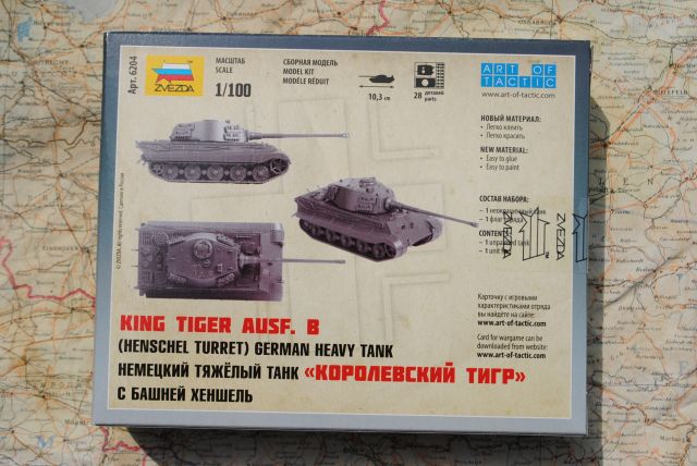 Zvezda 6204 KING TIGER Ausf.B HENSCHEL TURRET German Heavy Tank