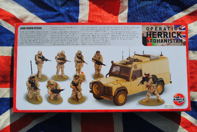 Airfix 1:48 Operation Herrick British Forces Landrover Patrol Landrover Militare Scala 1:48 Kit per modellismo Airfix 1:48 Operation Herrick British Forces Landrover Patrol Landrover Militare Scala 1:48 Kit per modellismo