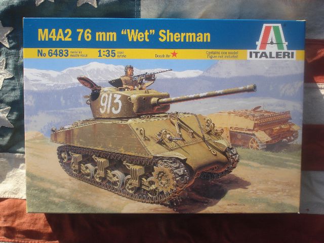 M 4 A 2 76 Mm Sherman Kit 1:35 Italeri IT6483 Miniature 