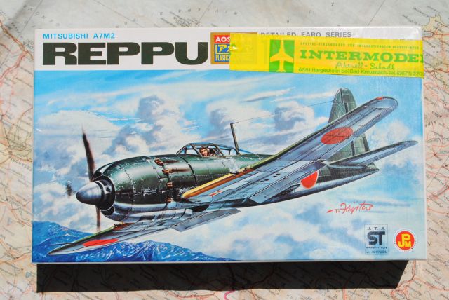 Seven Secrets Mitsubishi A7M2 Reppu-Sam Japanese Fighter Plane WW2 Model Aircraft 1:72 Scale LG17 Seven Secrets Mitsubishi A7M2 Reppu-Sam Japanese Fighter Plane WW2 Model Aircraft 1:72 Scale LG17