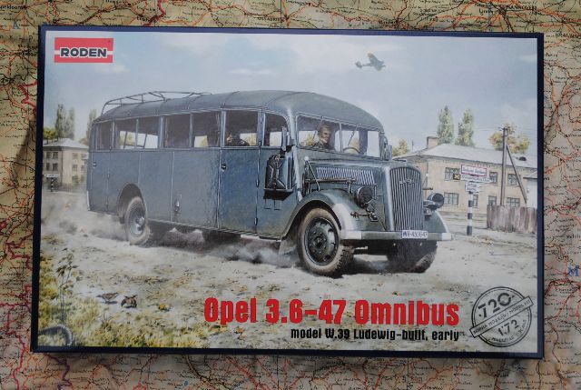 RODEN 807 1/35 OPEL 3.6-47 OMNIBUS ALMAN OTOBÜS MAKETİ RODEN 807 1/35 OPEL 3.6-47 OMNIBUS ALMAN OTOBÜS MAKETİ