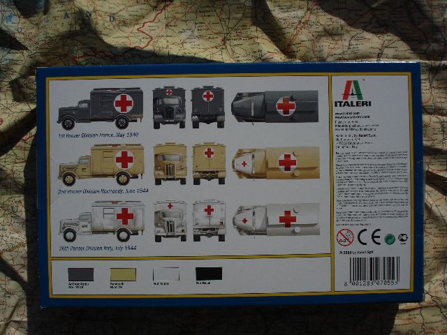 Italeri Ital7055 Opel Blitz Kfz.305 Ambulance 1/72 