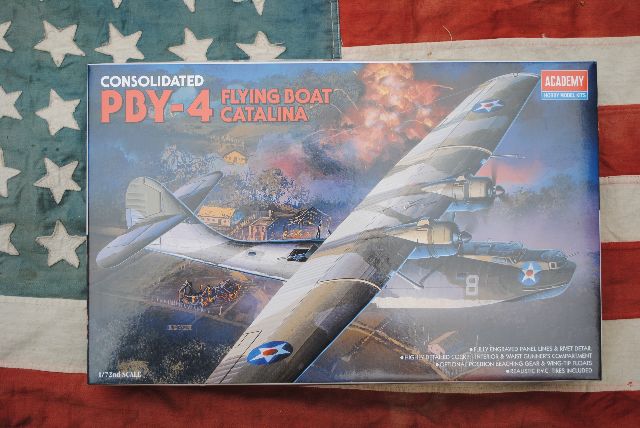Academy AC2136 Consolidated PBY-4 CATALINA Flying Boat Model airplane