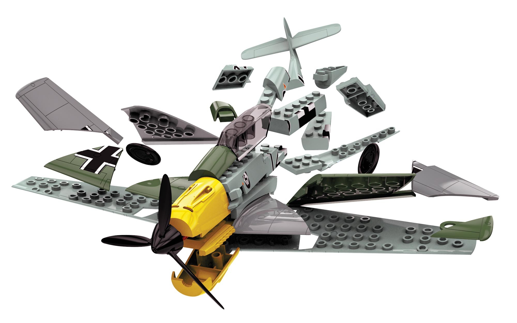Airfix J6001 QUICK BUILD Messerschmitt Bf109