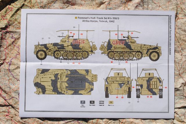 Airfix A06360 ROMMEL'S HALF-TRACK Model Army Vehicle