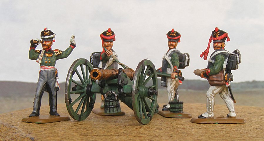 8022 Russian Foot Artillery 1812-1814 1/72 Zvezda 