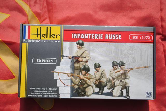 Heller 49603 - Figurines militaires : Infanterie russe 1/72
