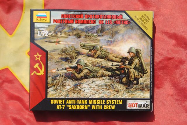 Zvezda Zve7413 Soviet Anti Tank Missile System At 7 Saxhorn With Cre Scale Soldiers