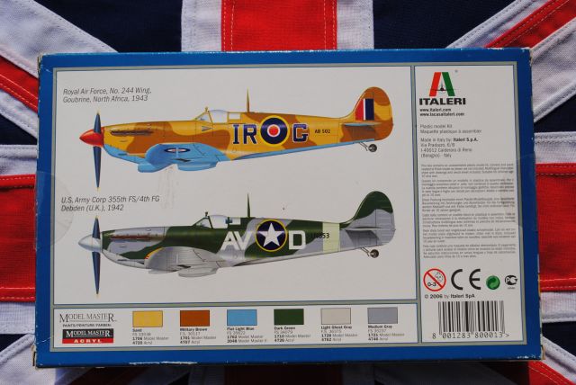 Army Corp UK 1942-1:72 Supermarine Spitfire Mk.VB RAF 1943 U.S Italeri 0001 