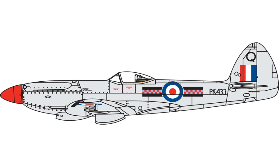 Airfix A02033  Supermarine Spitfire F Mk.22