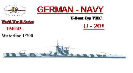 WL-G-115 U-Boot Typ VIIC U-201 -1940/43-