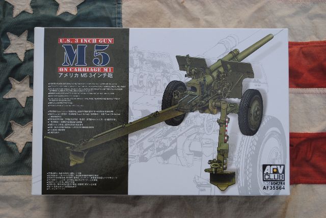USA Ace Models 1/72 WW2 Artillery 3 Inch Antitank Gun M5 on M1 Carriage 