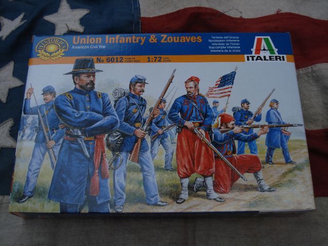 ITALERI Union Infantry And Zuaves 6012 1:72 Figures Kit 