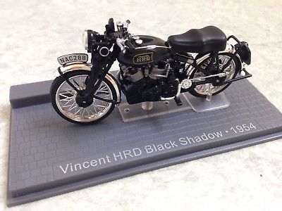 VINCENT HRD BLACK SHADOW 1954 MOTO 1/24E-IXO MUSEUM TYPE Y0675J ^*^ 