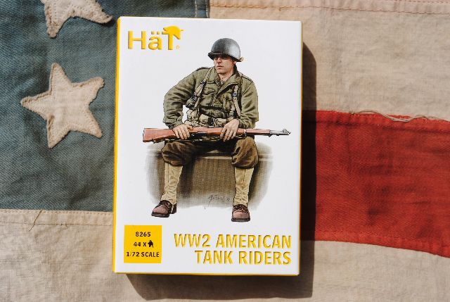 Soldatini 1/72 WWII  AMERICAN TANK RIDERS HAT 8265 