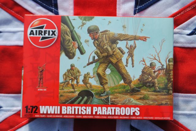 Airfix A01723 - Modellismo Scala 1:72, Paracadutisti Britannici WWII, 40 Figure, Livello 1 - 3