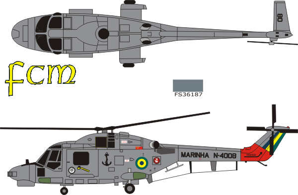 ATLAS 23757 Agusta Westland AH-11A Super Lynx 'Força Aeronaval da Marinha do Brasil'