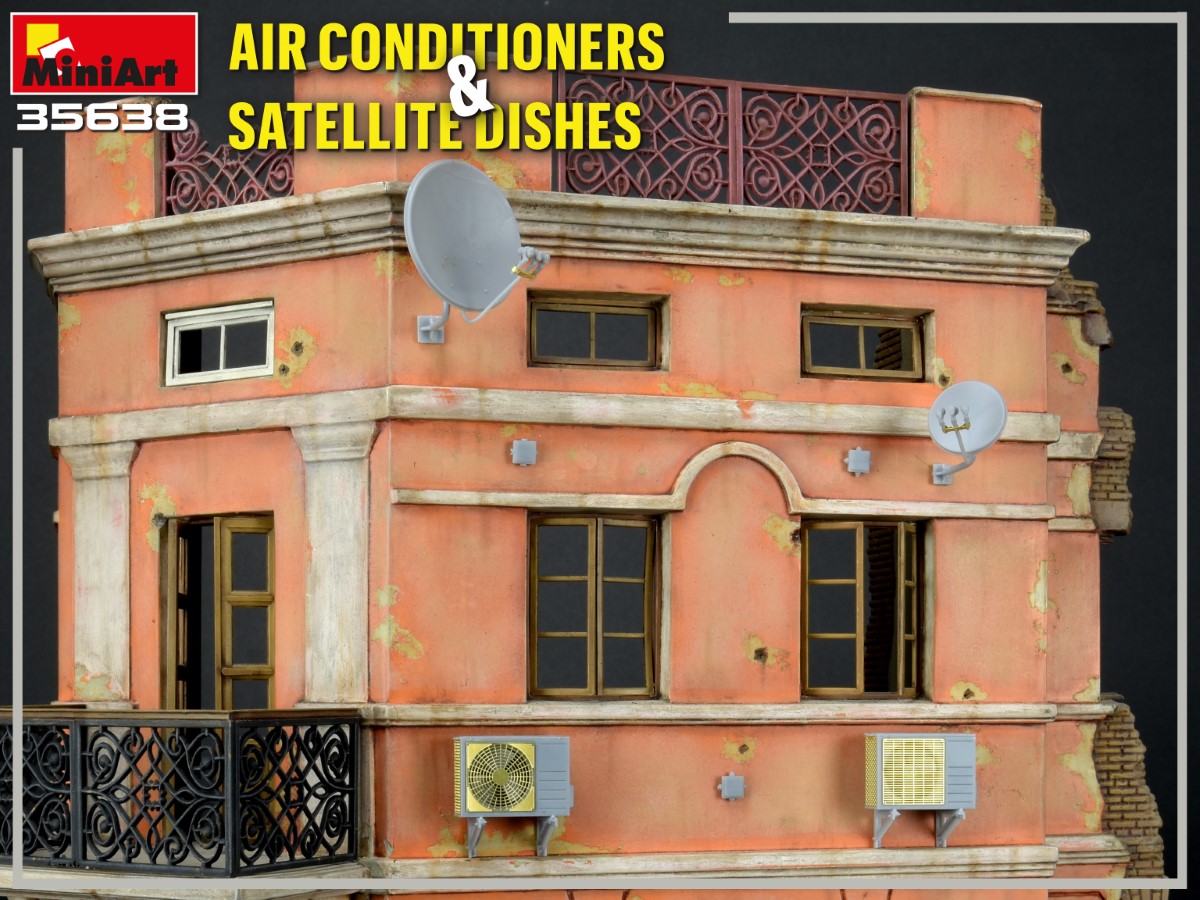 Mini Art 35638 AIR CONDITIONERS & SATELLITE DISHES