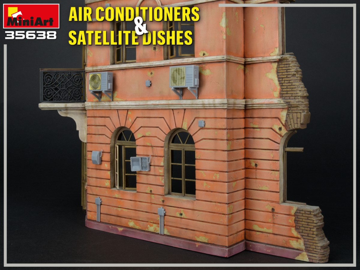 Mini Art 35638 AIR CONDITIONERS & SATELLITE DISHES