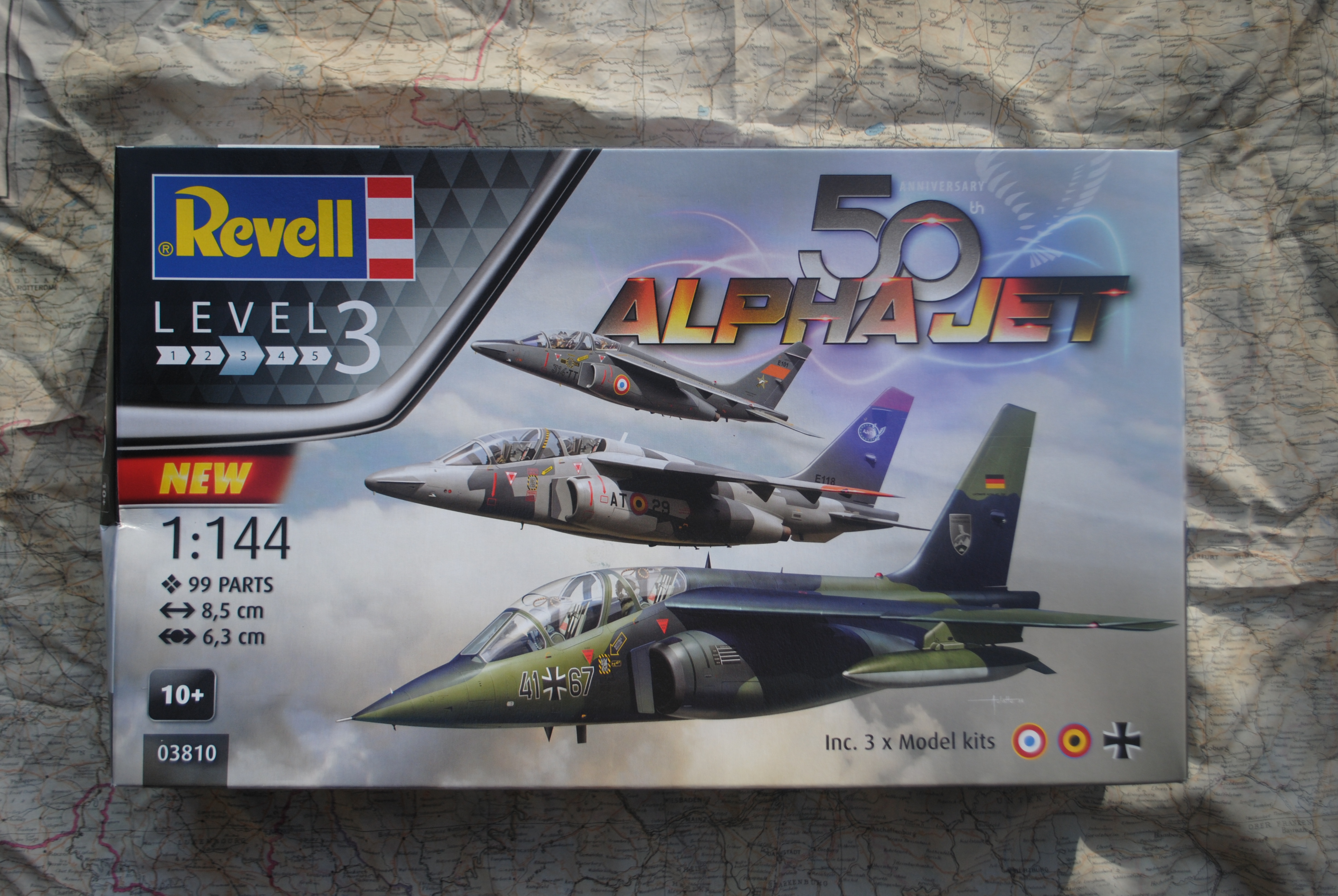 Revell 03810 Alpha Jet 50th Anniversary (3 Kits)