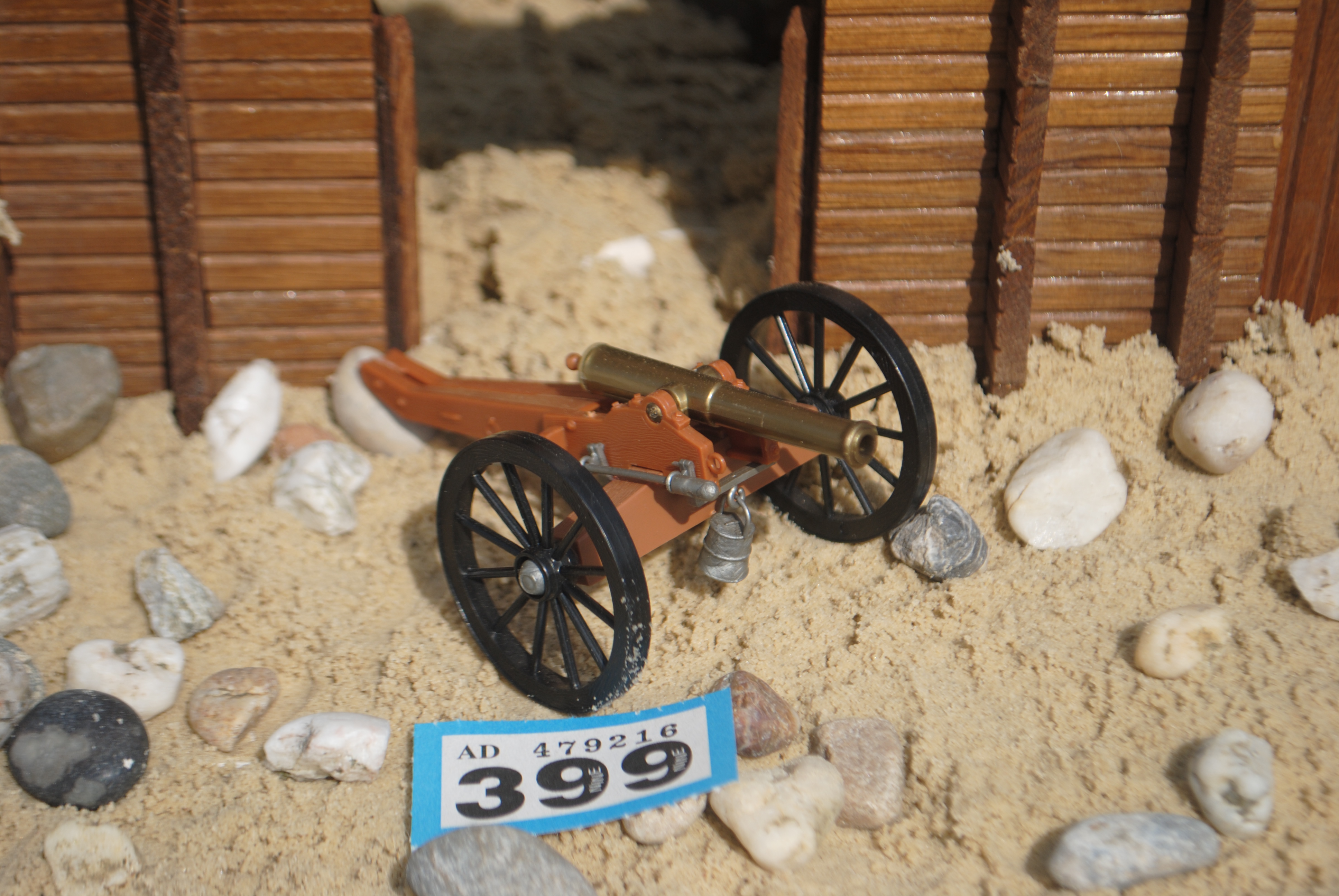 Timpo Toys B.399 American Civil War 6 POUNDER FIELD GUN CANNON ARTILLERY PIECE  