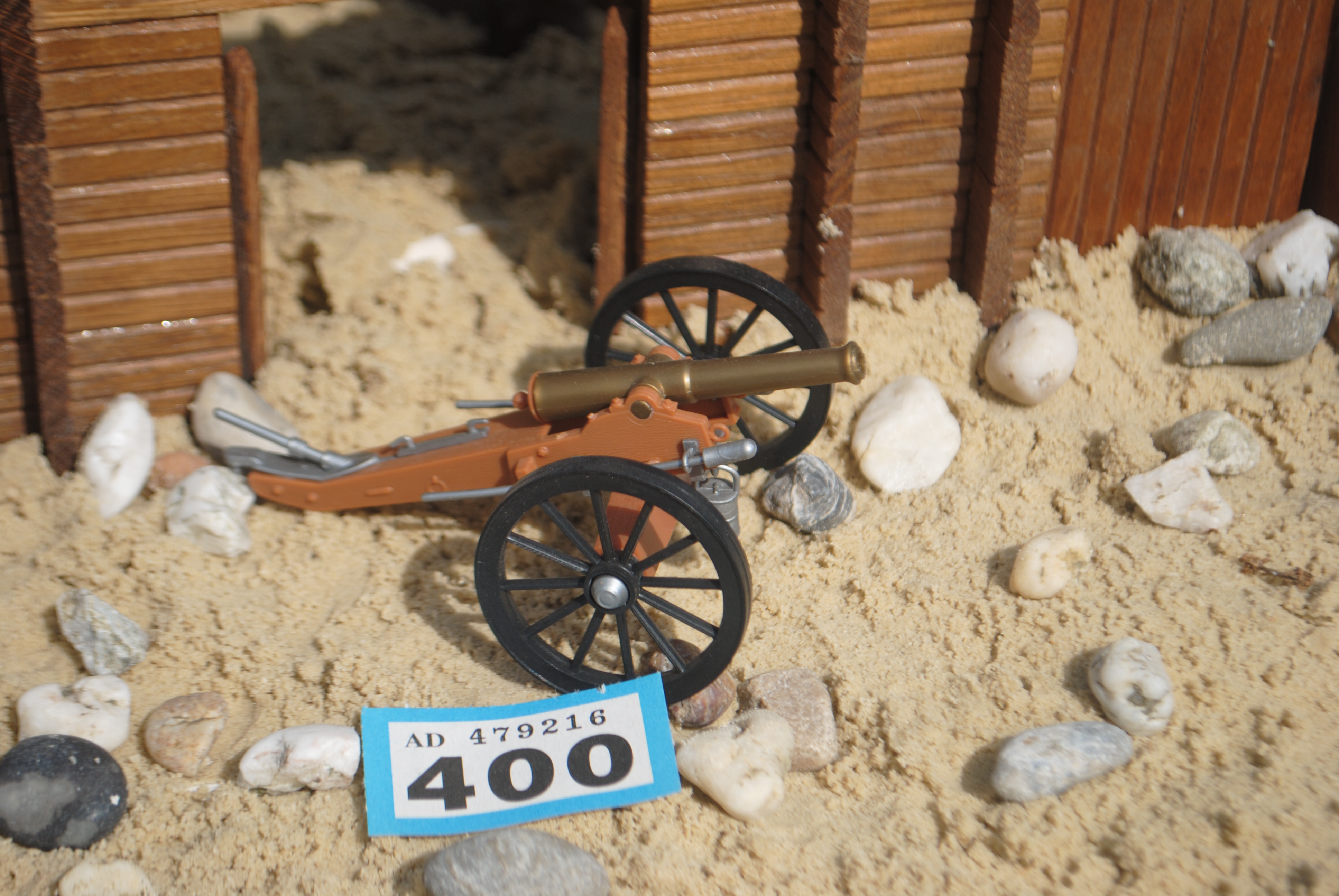 Timpo Toys B.400 American Civil War 6 POUNDER FIELD GUN CANNON ARTILLERY PIECE