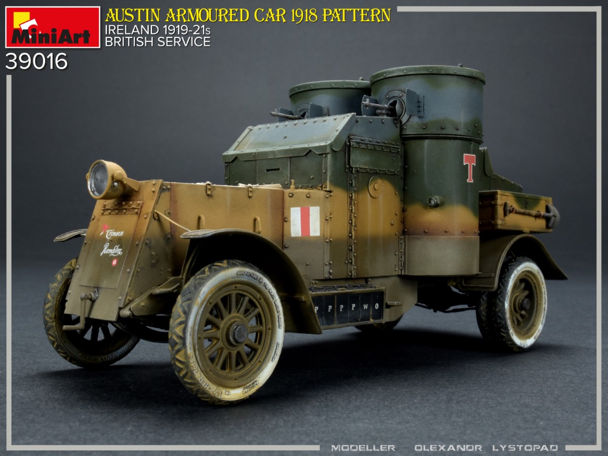 Mini Art 39016 AUSTIN ARMOURED CAR 1918 PATTERN. IRELAND 1919-21. BRITISH SERVICE. INTERIOR KIT